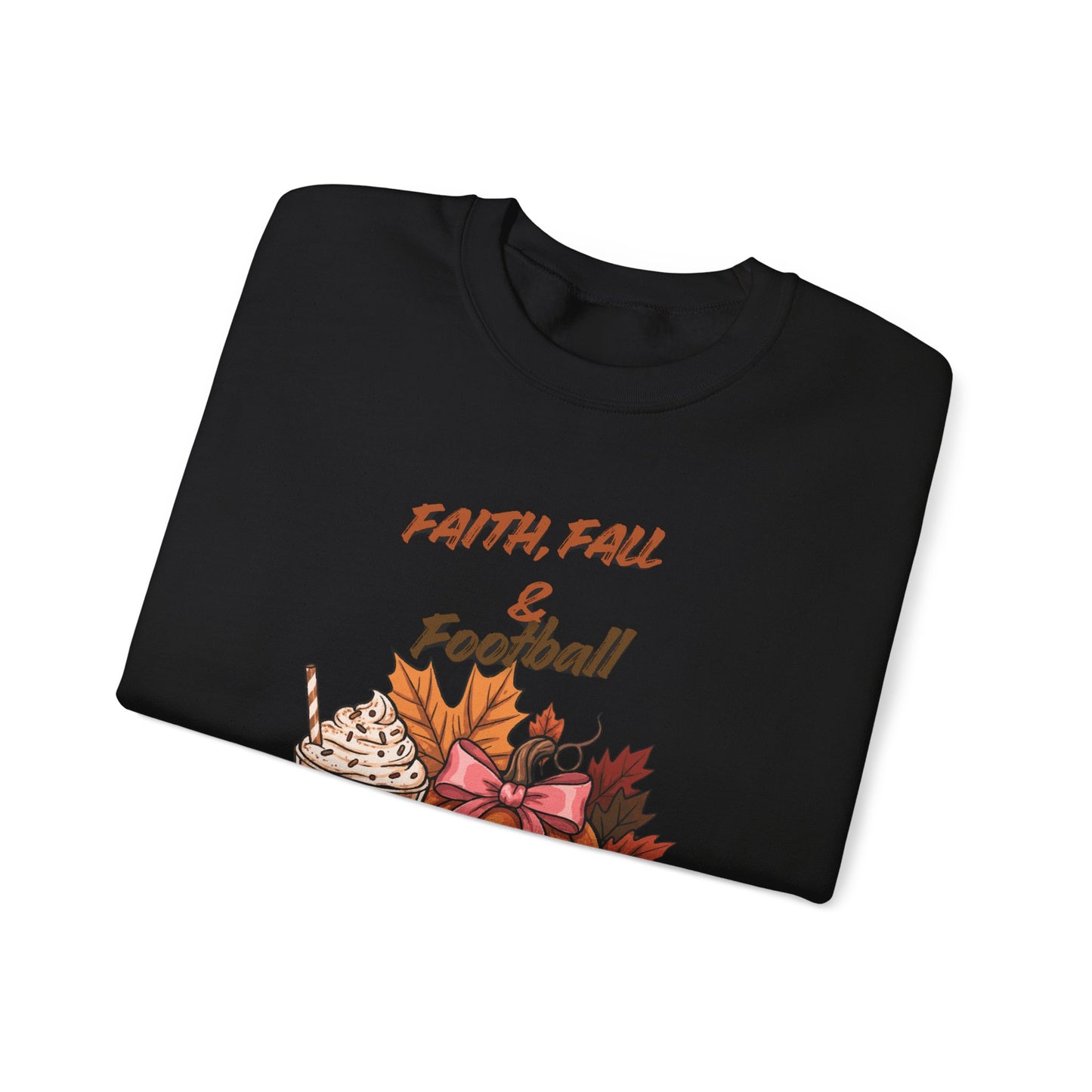 Fall Faith & Football Crewneck Sweatshirt