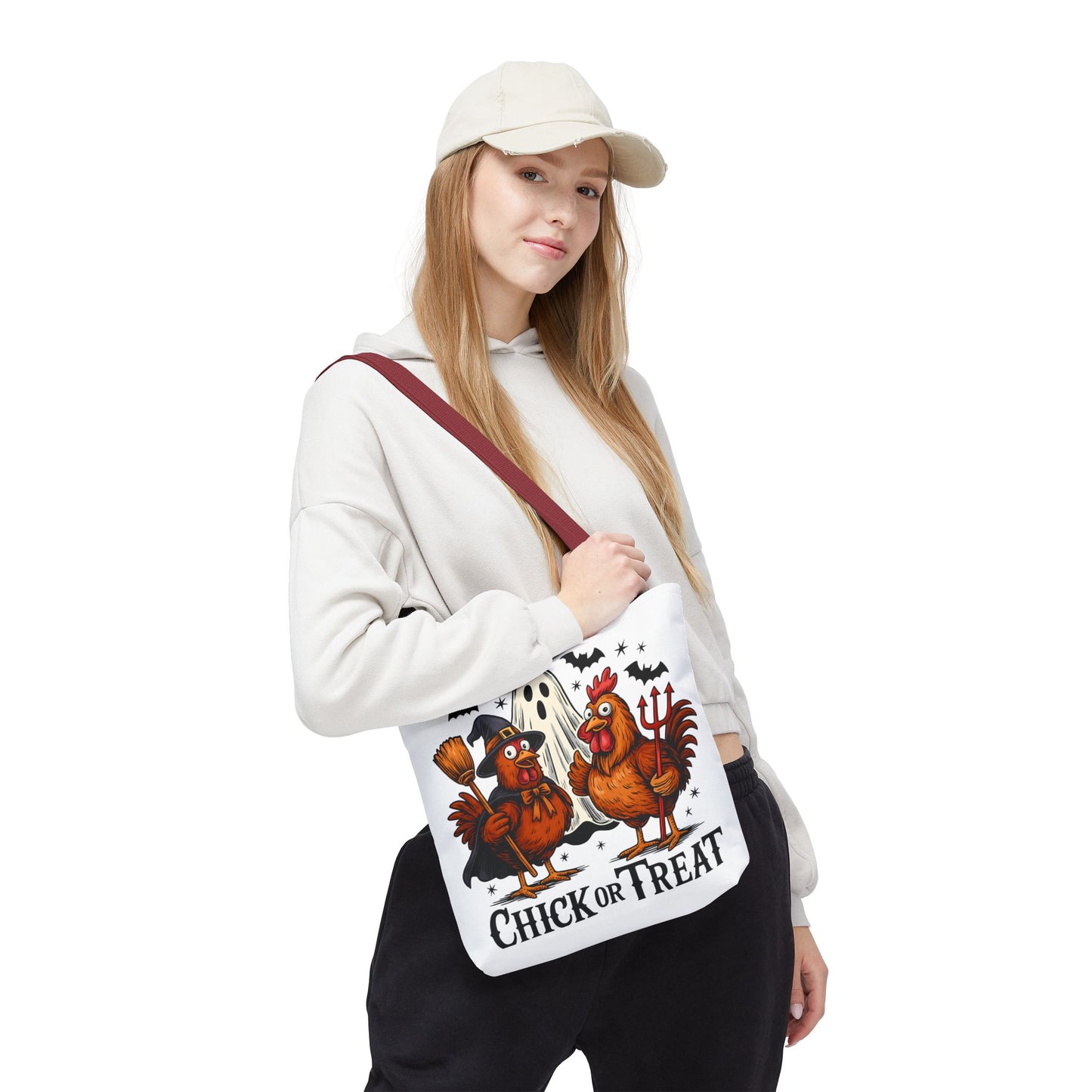 Halloween Chick or Treat Tote Bag