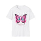 Breast Cancer Awareness Butterfly T-Shirt, Supportive Tee, Unisex Personalized Apparel, Comfort Fit for Awareness Events, Gift for Survivors
