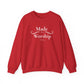 Made to Worship Sweatshirt - Psalm 92 Christian Crewneck