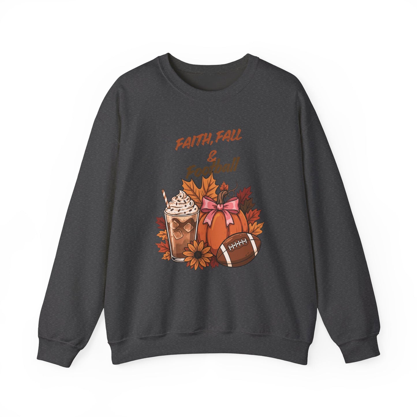 Fall Faith & Football Crewneck Sweatshirt