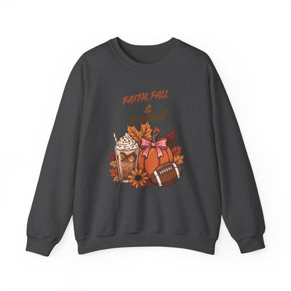 Fall Faith & Football Crewneck Sweatshirt
