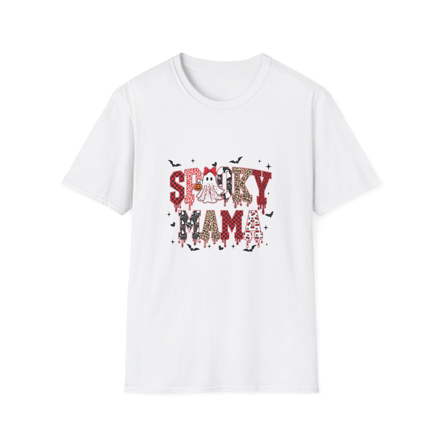 Spooky Mama Unisex T-Shirt | Halloween Tee, Cute Ghost Shirt, Funny Mama Shirt, Casual Fall Fashion, Gift for Moms