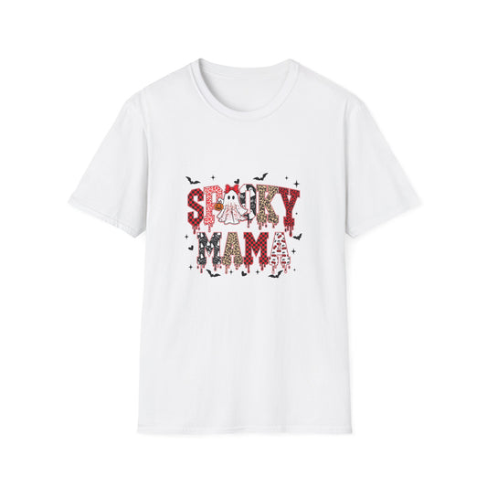 Spooky Mama Unisex T-Shirt | Halloween Tee, Cute Ghost Shirt, Funny Mama Shirt, Casual Fall Fashion, Gift for Moms