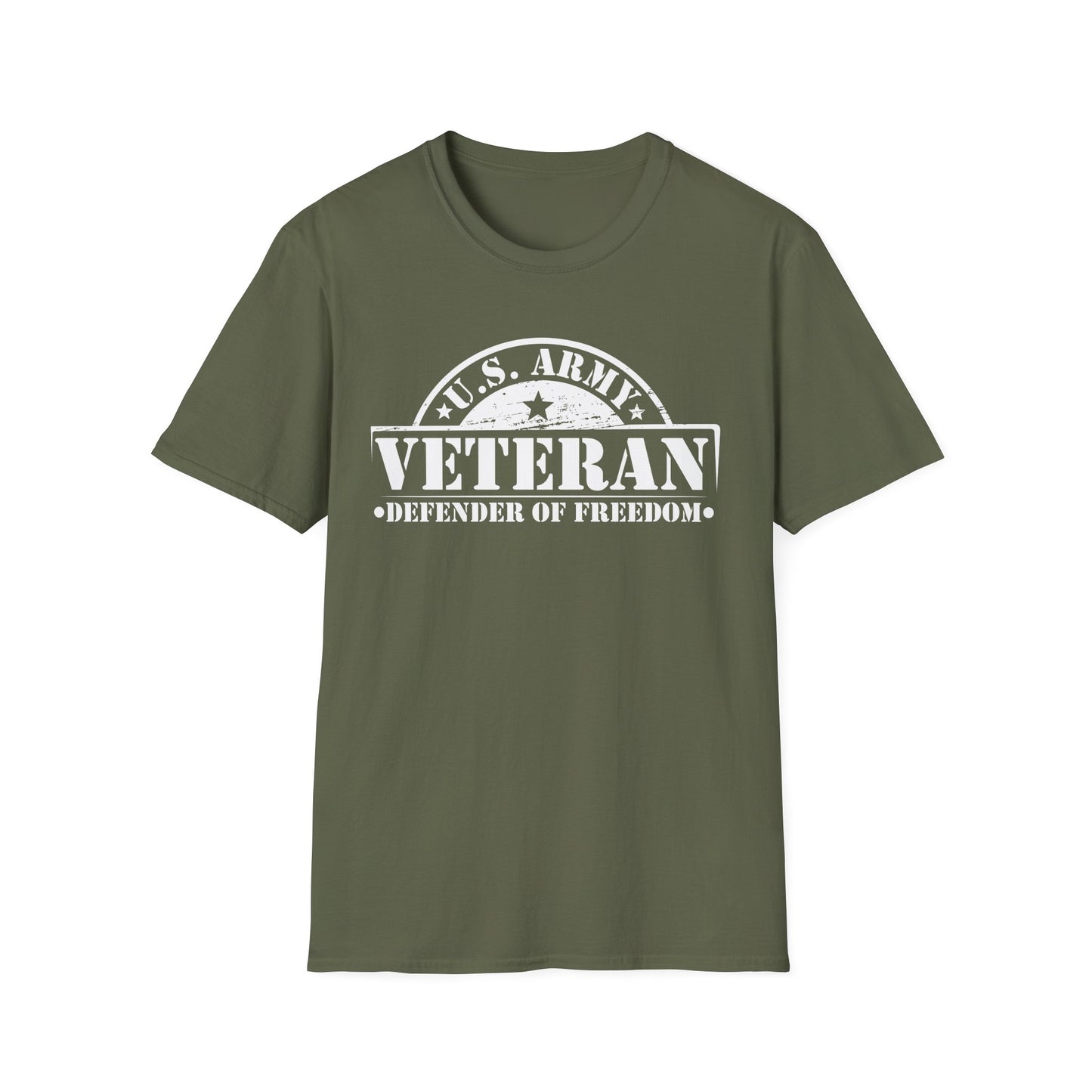 Veteran Defender of Freedom T-Shirt, Unisex Military Shirt, Army Pride Tee, Gift for Veterans, Patriotic Apparel, Memorial Day Shirt