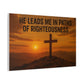 He Leads Me in Paths of Righteousness Canvas Wall Art