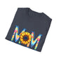 Colorful Mom Sunflower T-Shirt - Perfect Gift for Mother's Day, Birthday, Family Gatherings, Stylish Summer Wear