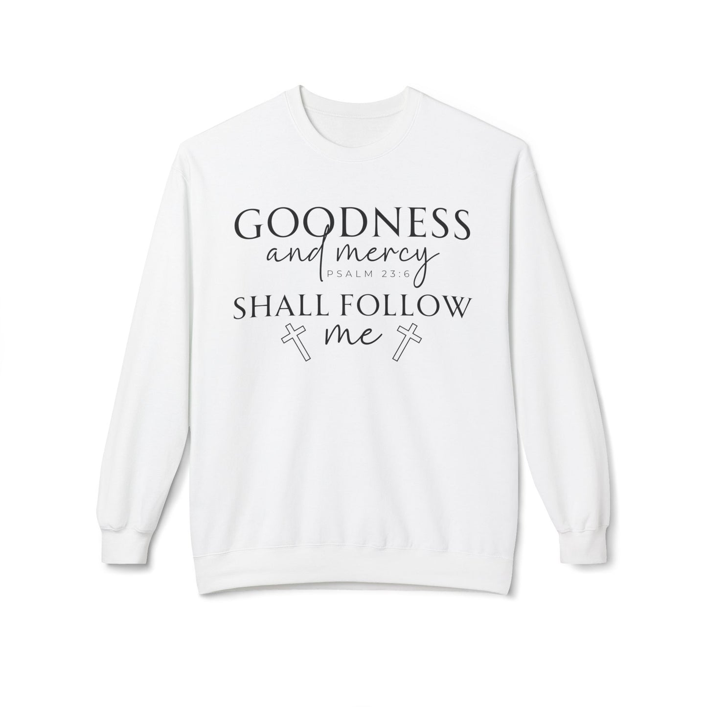Inspirational Scripture Sweatshirt, Cozy Christian Crewneck, Bible Verse Apparel, Faith-Based Gift, Unisex Fleece Top