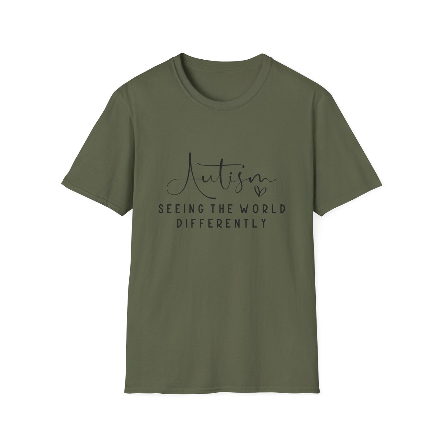 Autism Awareness Unisex Softstyle T-Shirt, See the World Differently Tee, Autism Support Shirt, Gift for Autism Advocacy, Unique [...]