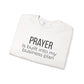 Prayer Is Built Into My Business Plan Crewneck Sweatshirt