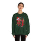 Festive Santa Crewneck Sweatshirt - Holiday Cheer