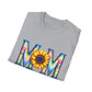 Colorful Mom Sunflower T-Shirt - Perfect Gift for Mother's Day, Birthday, Family Gatherings, Stylish Summer Wear