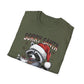 Sorry Santa I've Been Feral T-Shirt — Funny Raccoon Christmas Tee