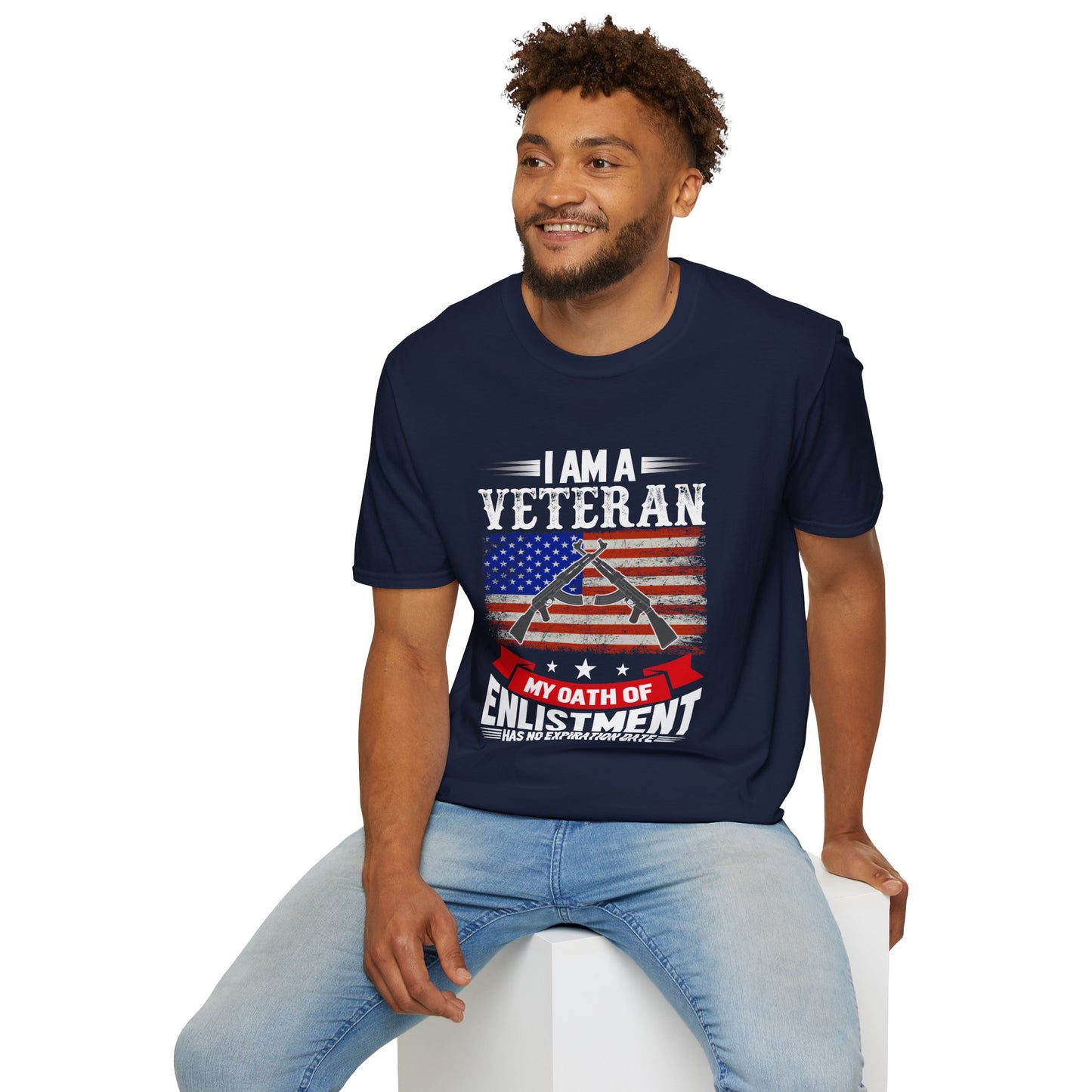 Patriotic Oath T-Shirt, Unisex Fashion Tee, July 4th Gift, Veteran Support Shirt, Casual Everyday Wear