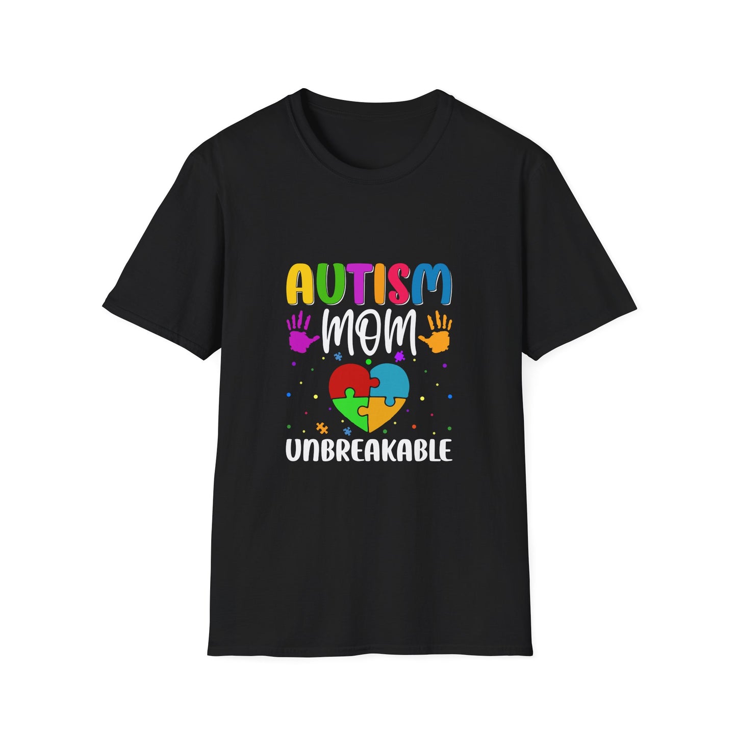 Unisex Autism Mom T-Shirt, Support Autism Awareness, Gift for Moms, Unbreakable Love, Inspirational Tee