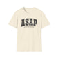 ASAP 'Always Stop And Pray' Graphic T-Shirt — Vintage Collegiate Lettering