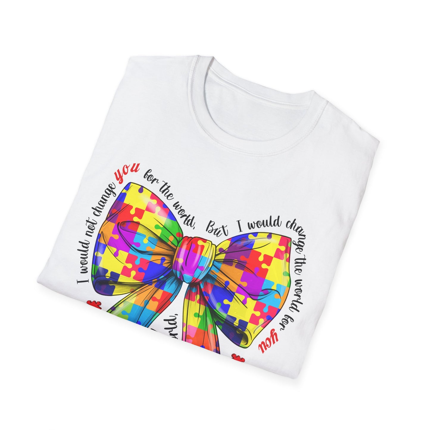 Colorful Bow Pride T-Shirt, LGBTQ+ Gift, Rainbow Graphic Tee, Unisex Fashion, Fun Party Shirt