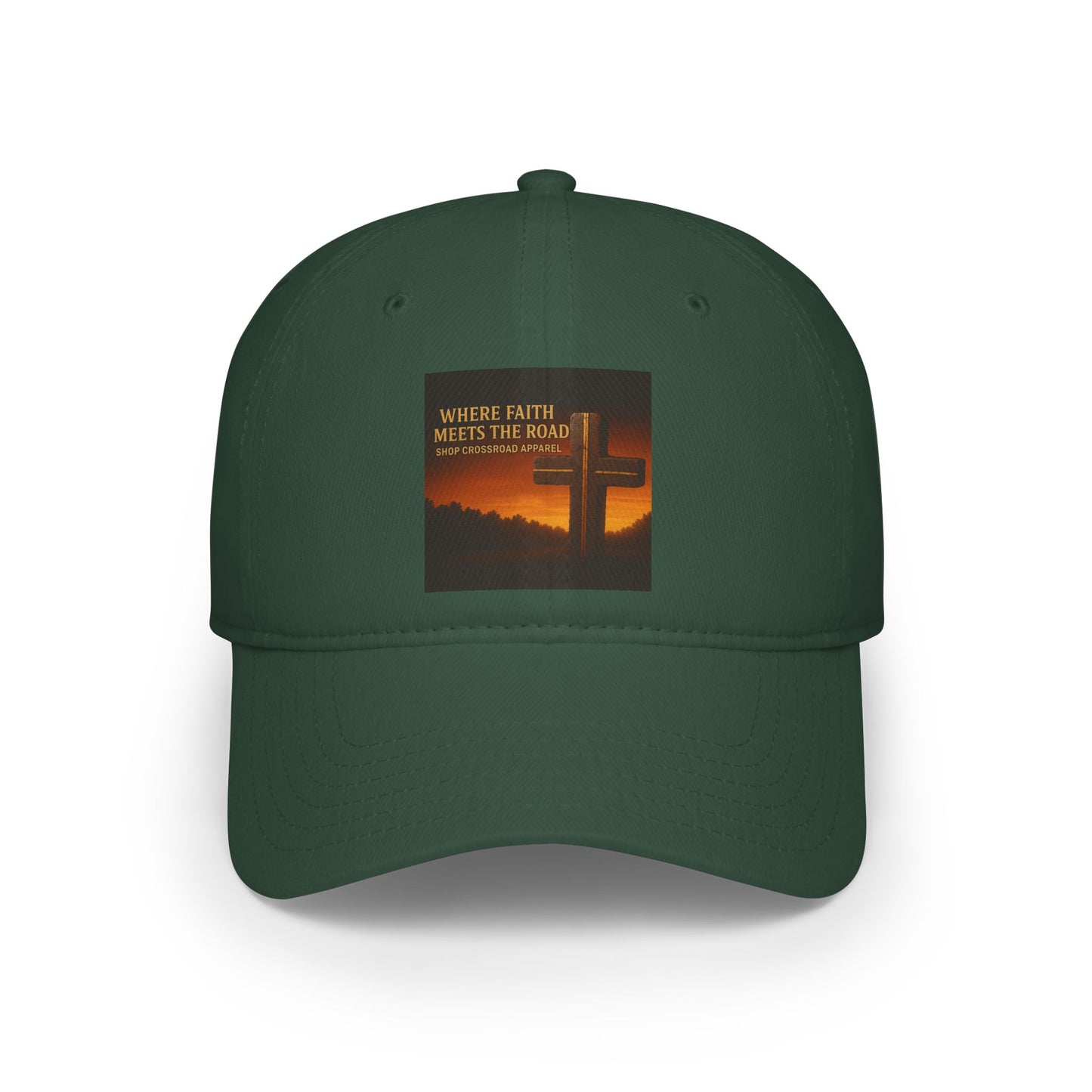 Faith-Inspired Low Profile Baseball Cap | Inspirational Cap for Outdoor Activities, Gift for Christians, Stylish Sun Protection, Casual Wear