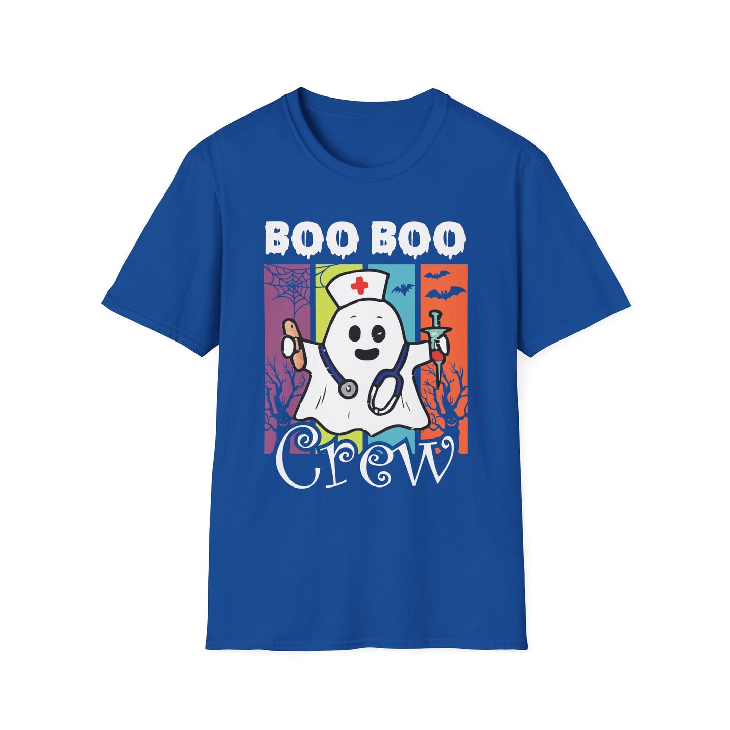 Boo Boo Crew Halloween T-Shirt | Unisex Softstyle Tee for Costume Parties, Fun Events, Trick-or-Treating