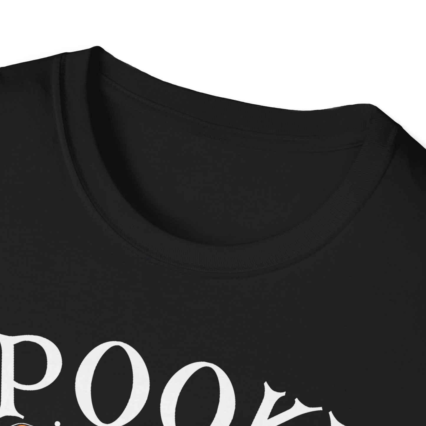 Halloween Bow Motif Unisex Softstyle T-Shirt, Pumpkin Shirt, Fall Clothing, Halloween Costume, Spooky Festive Top