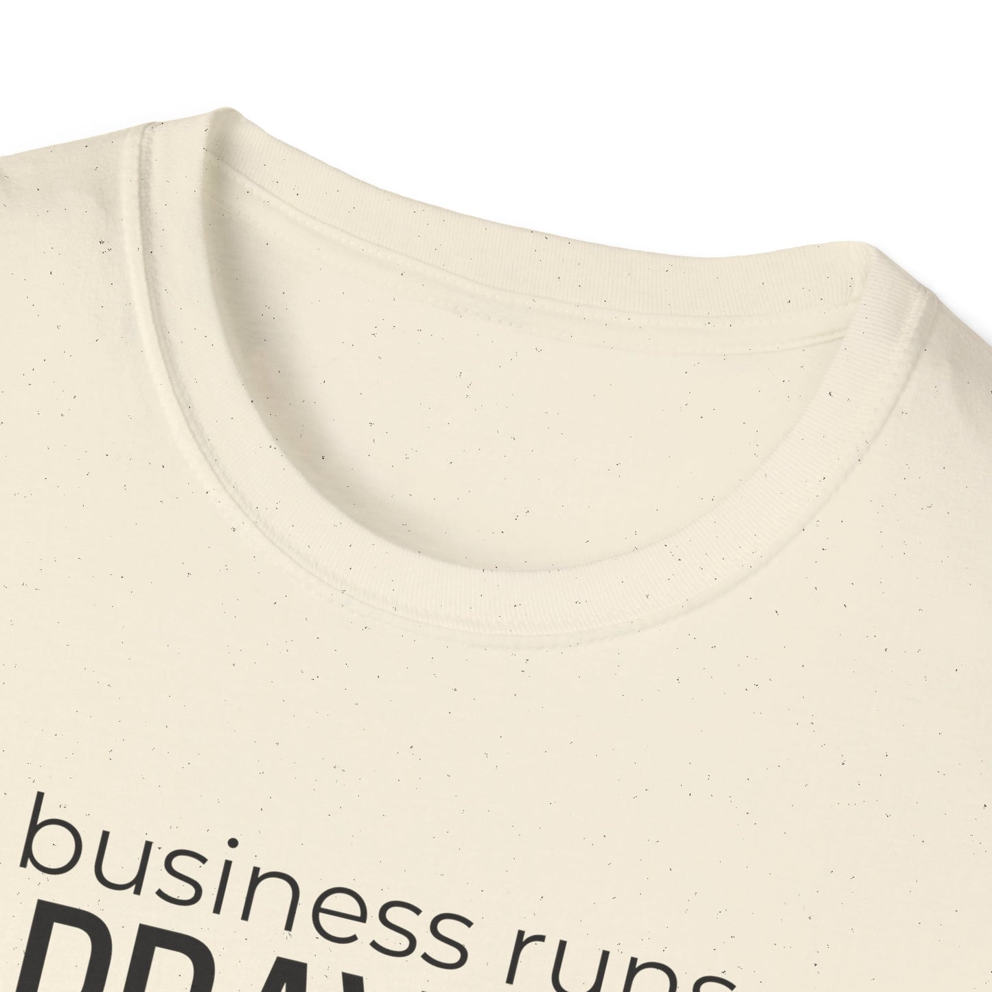Prayer & Purpose T-Shirt — "My business runs on PRAYER & purpose" Inspirational Christian Tee