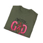 Inspirational Breast Cancer Awareness T-Shirt, Faith Shirt, God Shirt, Support Pink Ribbon, Softstyle Tee