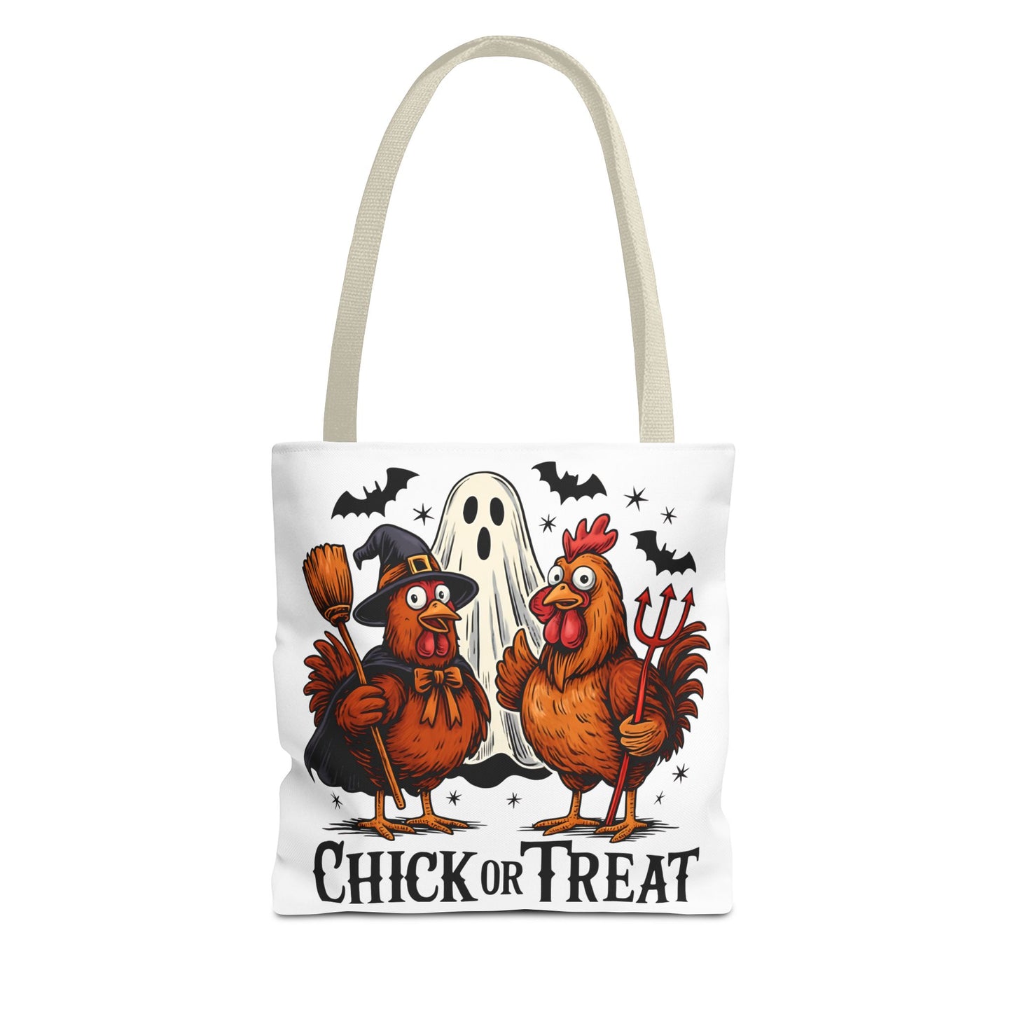 Halloween Chick or Treat Tote Bag