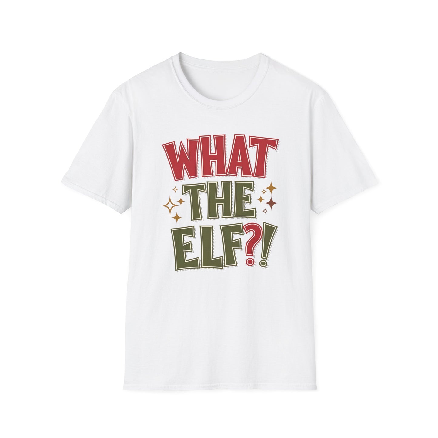What The Elf?! Christmas T-Shirt — Funny Holiday Graphic Tee