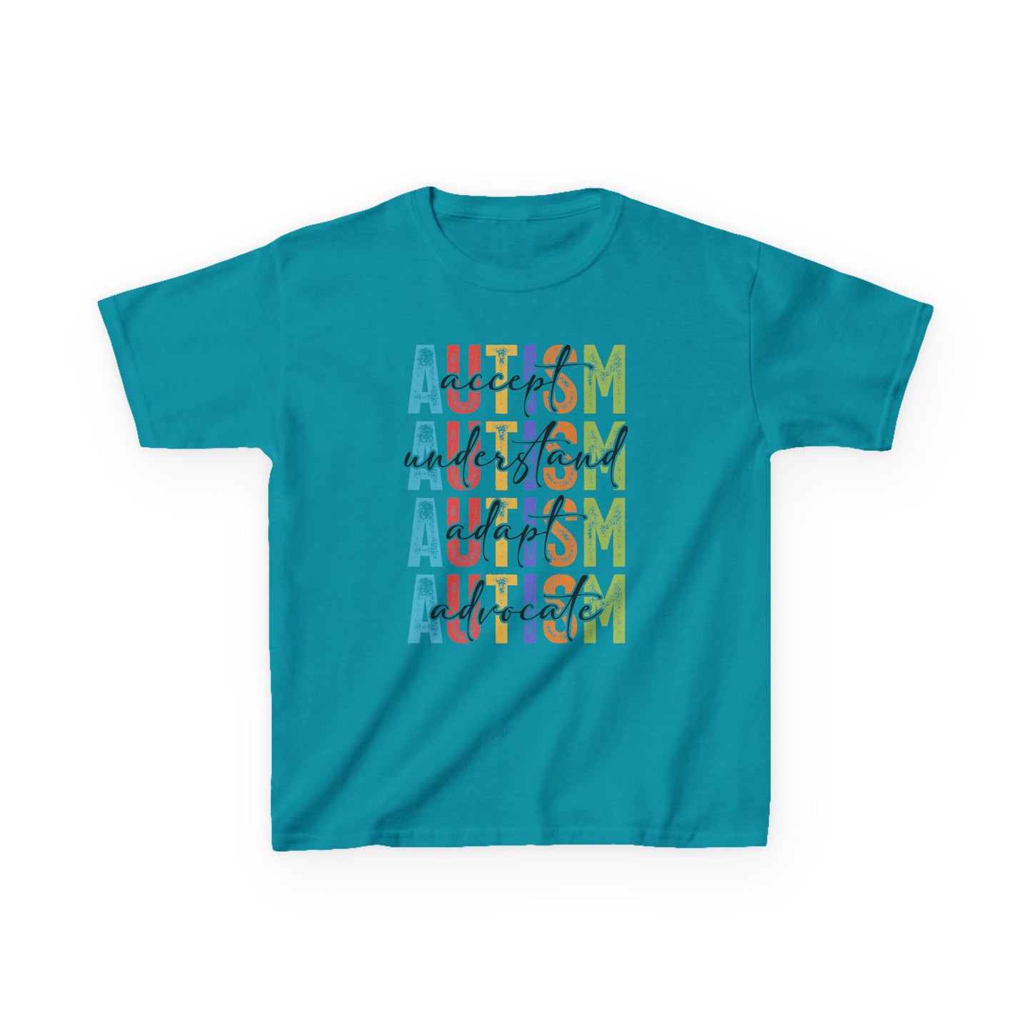 Colorful Autism Awareness Kids Tee, Support Autism, Gift for Kids, Inclusive Fashion, Awareness Month, Fun T-Shirt
