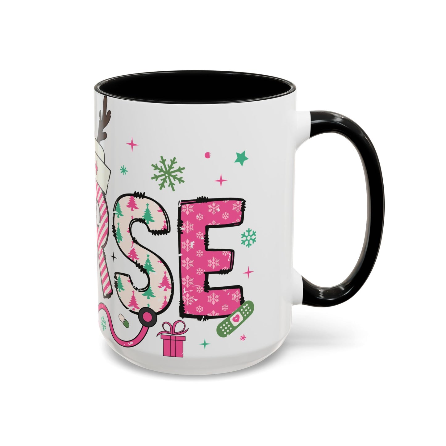 Nurse Christmas Coffee Mug - festive holiday gift for healthcare professionals