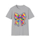 Colorful Bow Pride T-Shirt, LGBTQ+ Gift, Rainbow Graphic Tee, Unisex Fashion, Fun Party Shirt