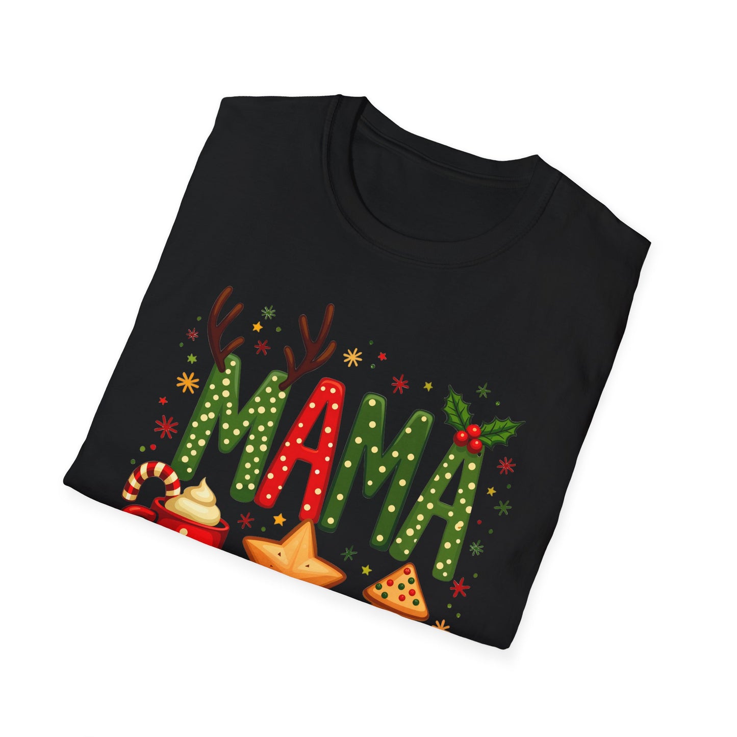 Mama Christmas T-Shirt for Holiday Cheer