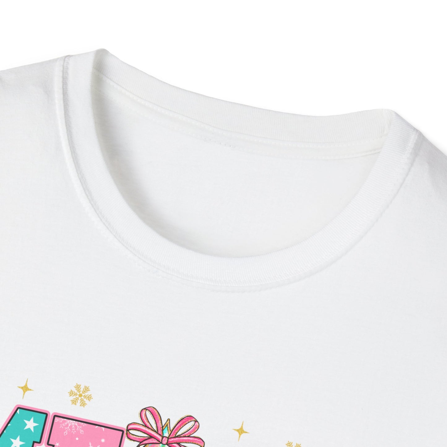 Merry Christmas Unisex Softstyle T-Shirt, Holiday Tee, Christmas Shirt, Festive Apparel, Gift for Him and Her