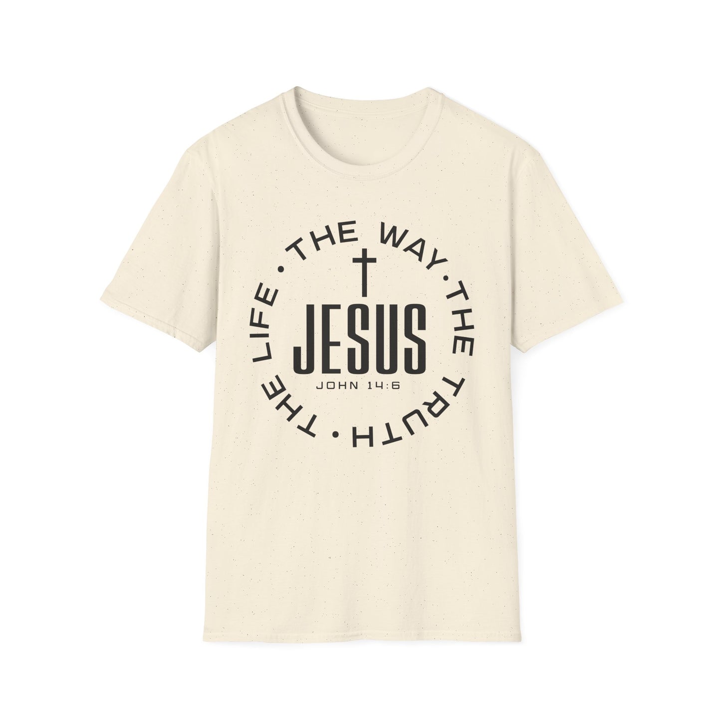 Jesus John 14:6 T-Shirt — The Way, The Truth, The Life Christian Tee