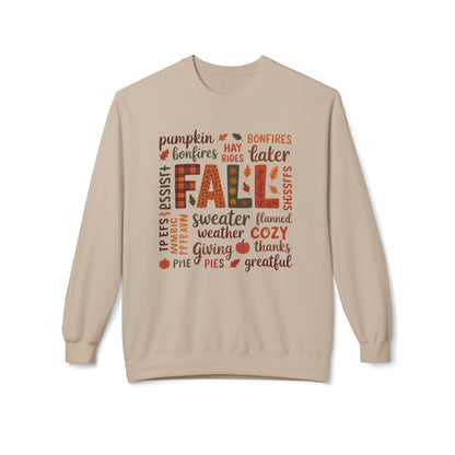 Cozy Fall Sweatshirt | Ideal for Thanksgiving, Autumn Vibes, Seasonal Relaxation, Harvest Celebrations, Festive Gatherings