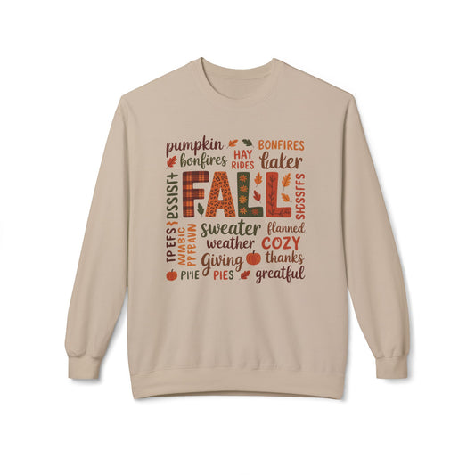 Cozy Fall Sweatshirt | Ideal for Thanksgiving, Autumn Vibes, Seasonal Relaxation, Harvest Celebrations, Festive Gatherings