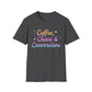 Coffee, Chaos & Conversions Unisex T-Shirt