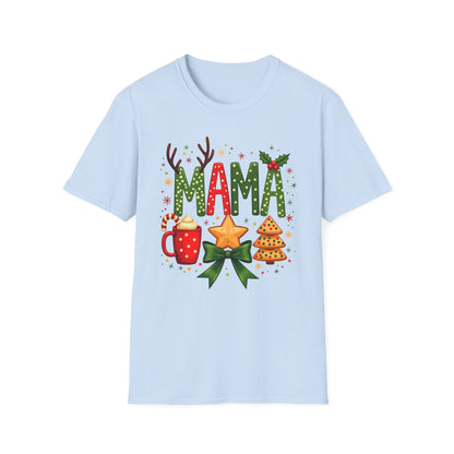 Mama Christmas T-Shirt for Holiday Cheer