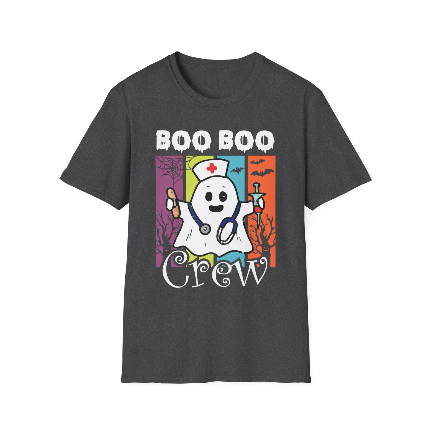 Boo Boo Crew Halloween T-Shirt | Unisex Softstyle Tee for Costume Parties, Fun Events, Trick-or-Treating