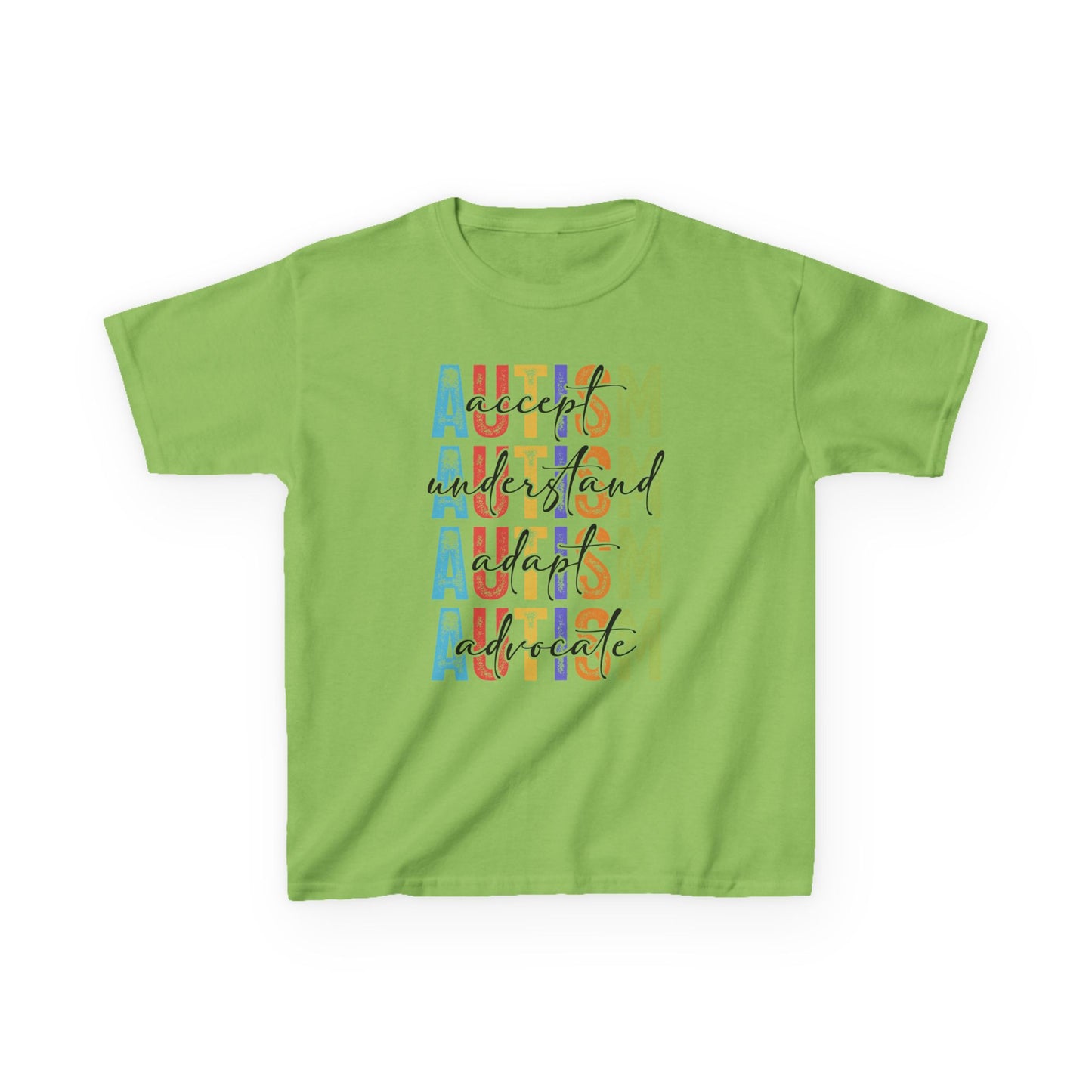 Colorful Autism Awareness Kids Tee, Support Autism, Gift for Kids, Inclusive Fashion, Awareness Month, Fun T-Shirt