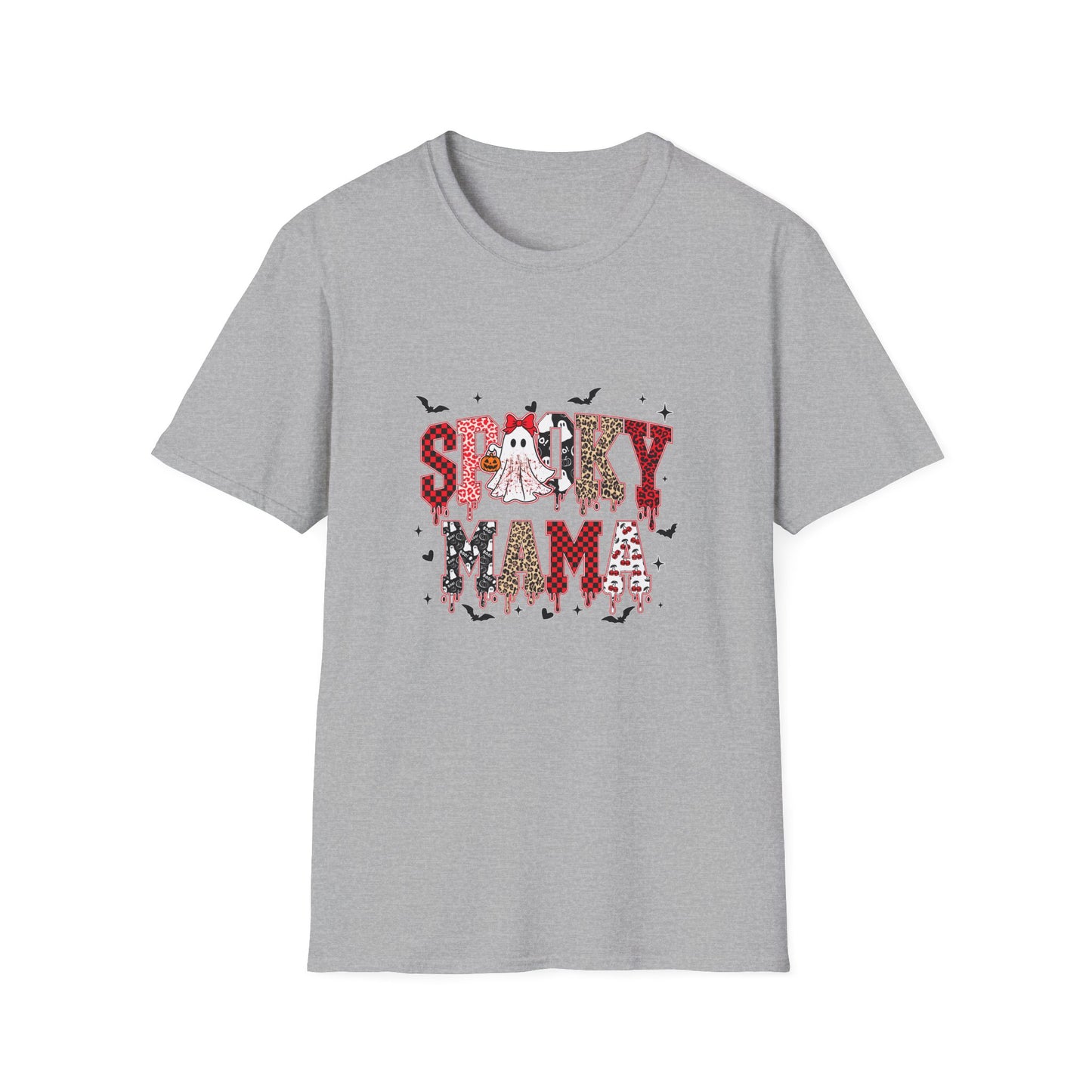 Spooky Mama Unisex T-Shirt | Halloween Tee, Cute Ghost Shirt, Funny Mama Shirt, Casual Fall Fashion, Gift for Moms