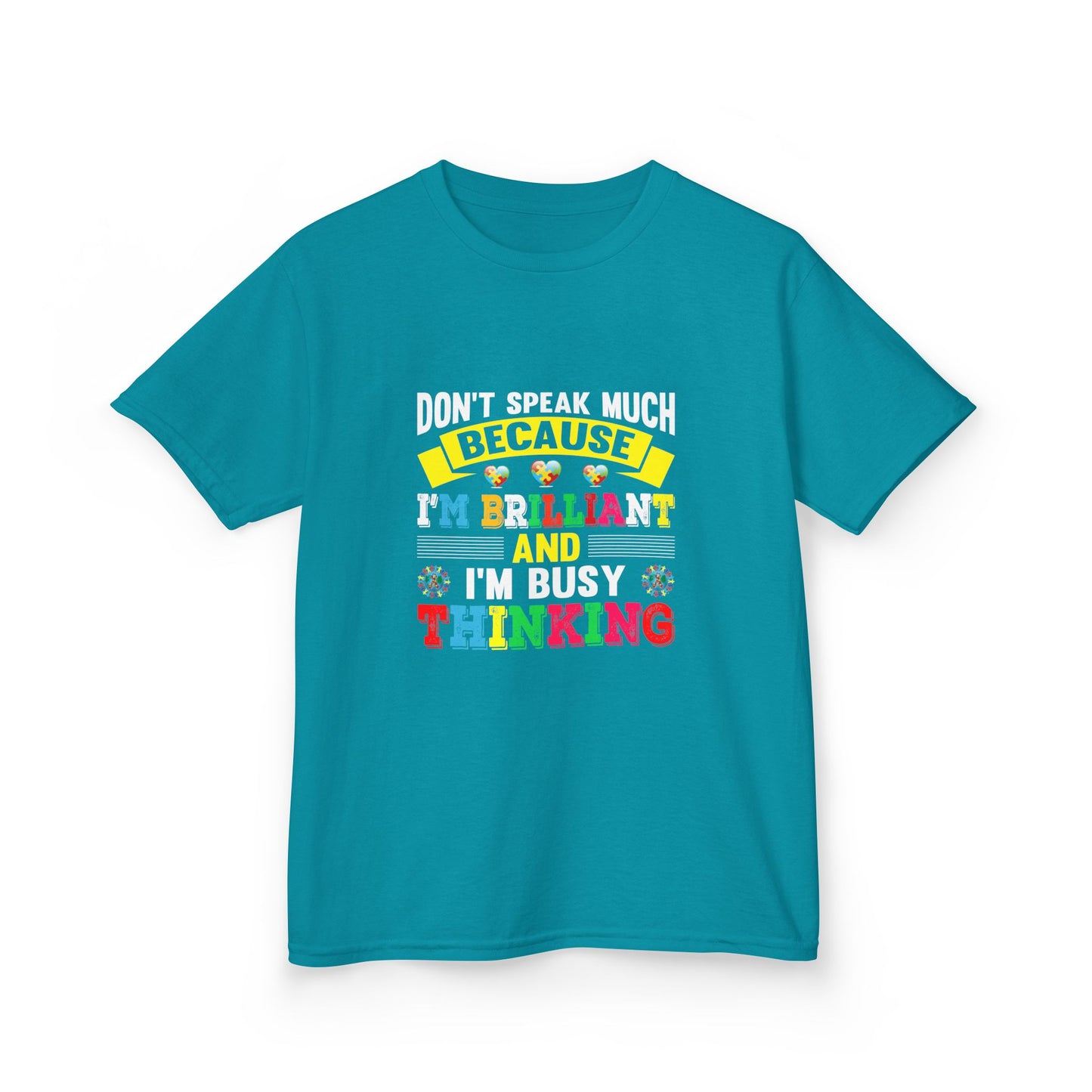 Brilliant Thinker Kids Tee - Fun Graphic T-Shirt, Gift for Bright Kids, School Wear, Birthday Present, Motivational Top