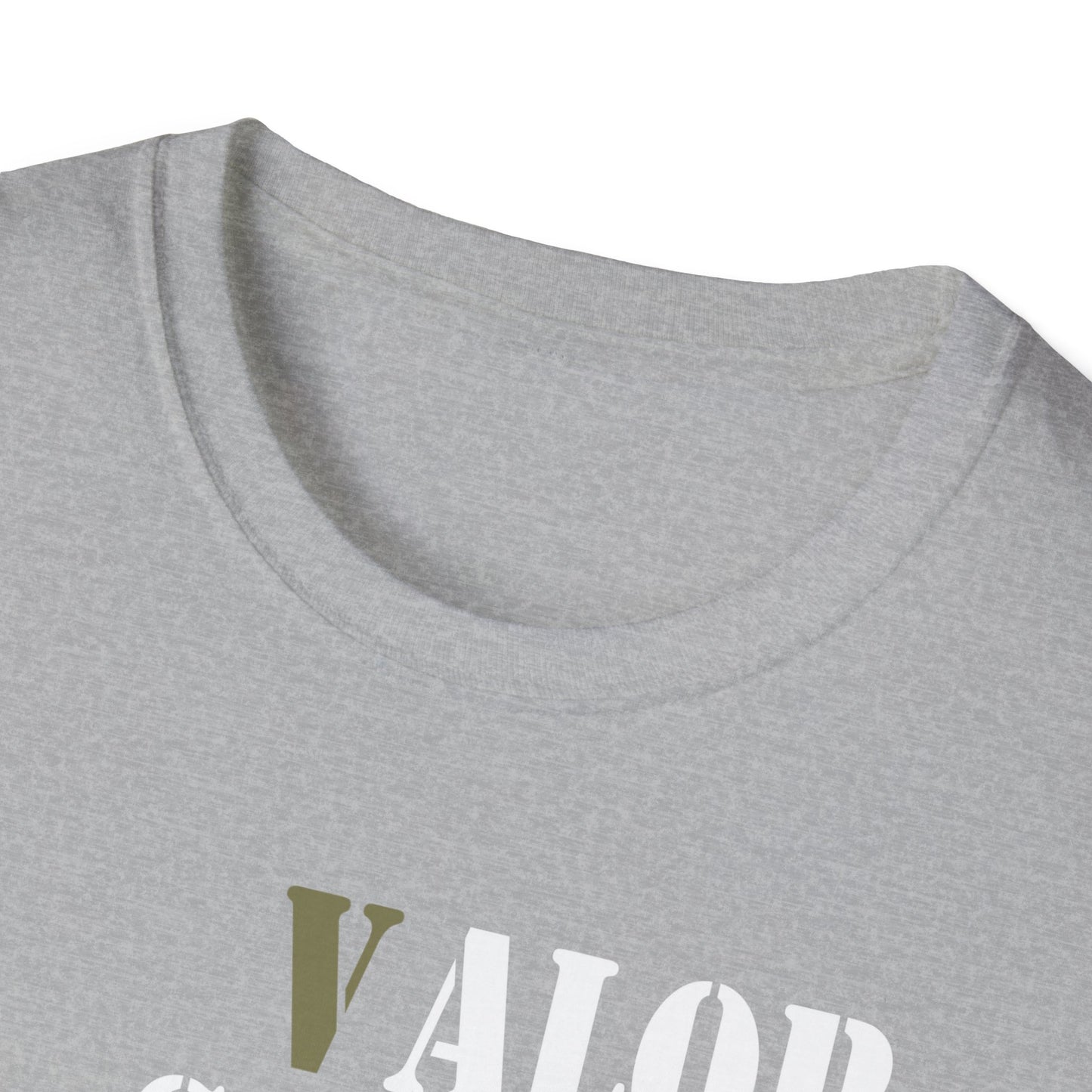Unisex Softstyle T-Shirt - Valor, Service, Patriot, Hero Graphic Tee