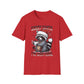 Sorry Santa I've Been Feral T-Shirt — Funny Raccoon Christmas Tee
