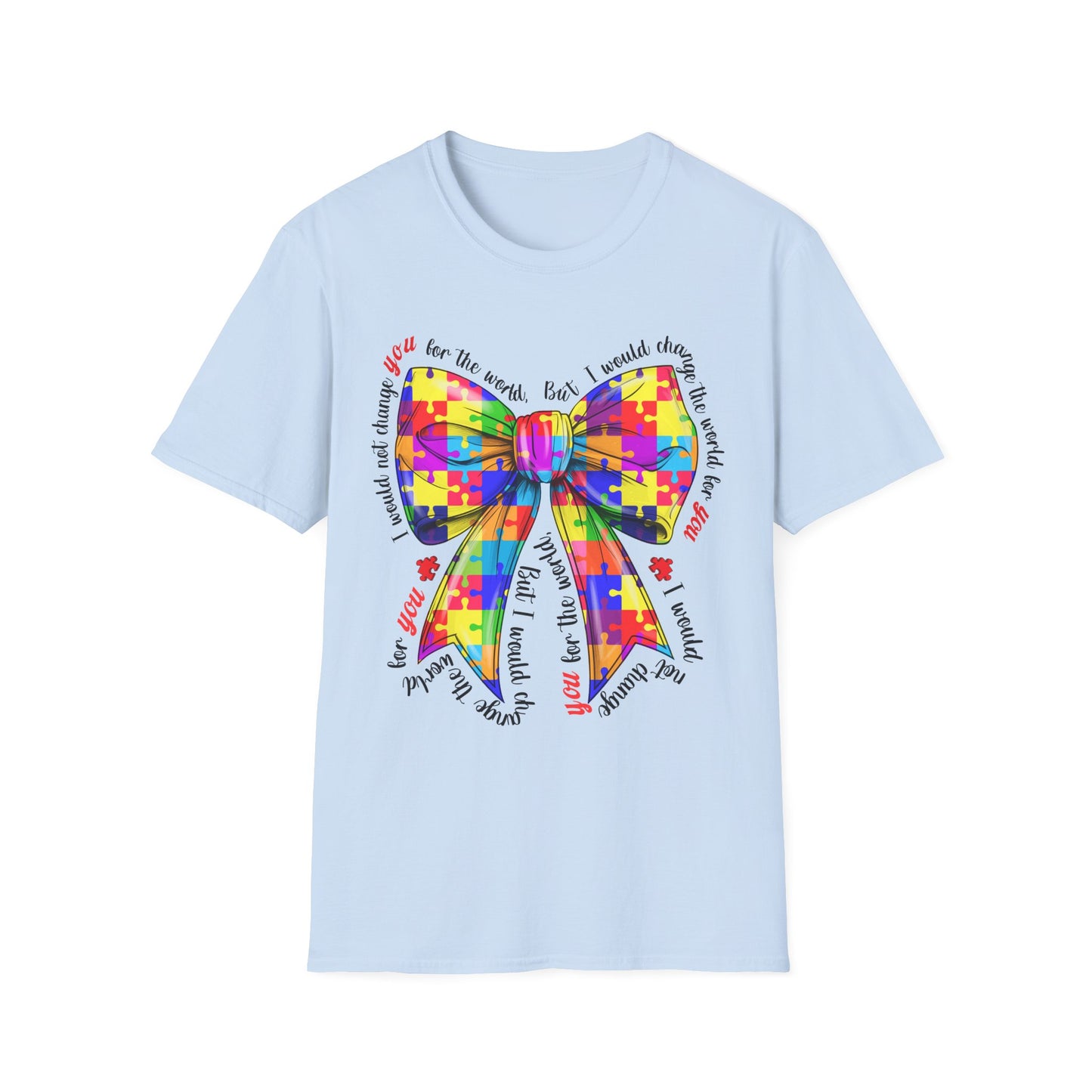Colorful Bow Pride T-Shirt, LGBTQ+ Gift, Rainbow Graphic Tee, Unisex Fashion, Fun Party Shirt