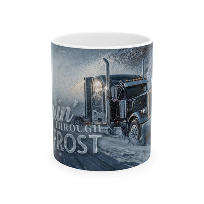 Winter Trucking Ceramic Mug