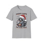 Sorry Santa I've Been Feral T-Shirt — Funny Raccoon Christmas Tee
