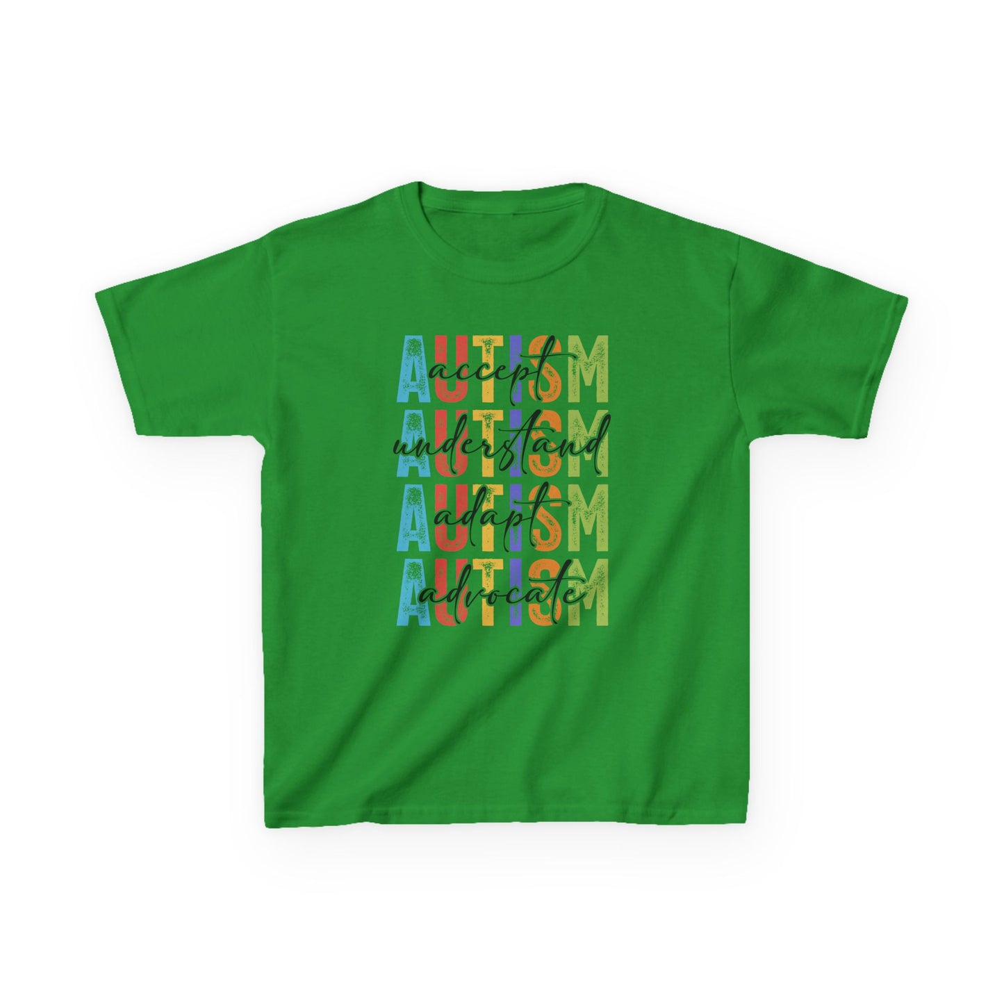 Colorful Autism Awareness Kids Tee, Support Autism, Gift for Kids, Inclusive Fashion, Awareness Month, Fun T-Shirt
