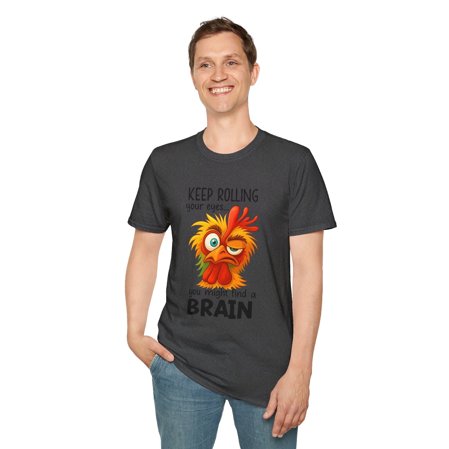 Funny Unisex T-Shirt with Chicken Design, Humor Tee, Gifting Idea, Casual Wear, Ideal for Friends, Birthday T-Shirt, Quirky Apparel