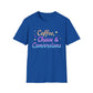 Coffee, Chaos & Conversions Unisex T-Shirt